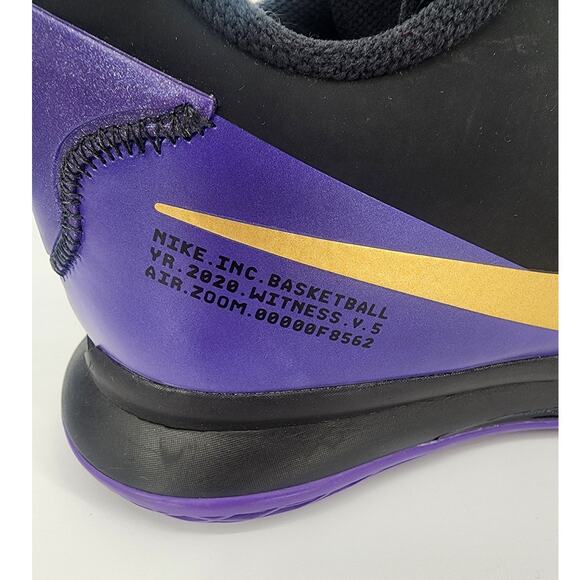Nike LeBron Witness 5 Lakers Basketball Shoe Men's Size 14 - Picture 12 of 13